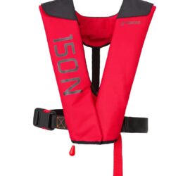 gilet de sauvetage automatique gonflable adulte lj 150n air rouge