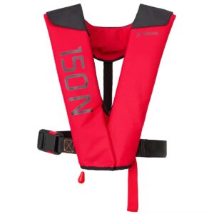 les gilets de sauvetage DECATHLON automatique gonflable adulte lj 150n ne sont pas à usage professionnel. 2 LJ 150N AIR rouge